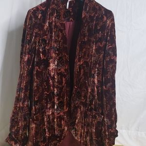 FREE PEOPLE VELVET BLAZER